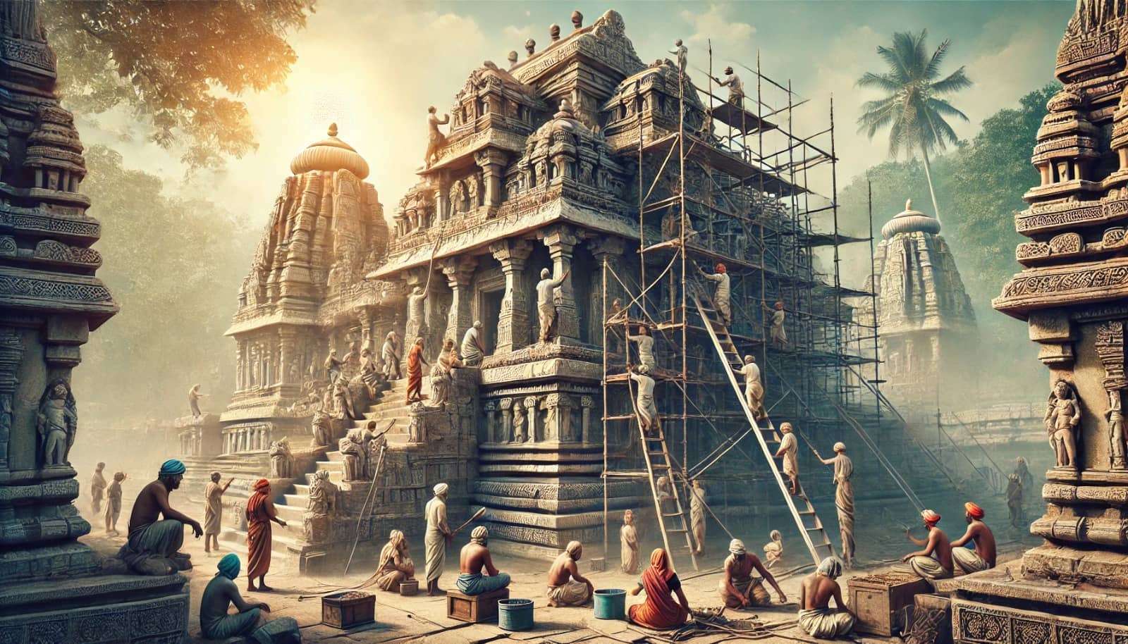 Temple Renovation Ceremony